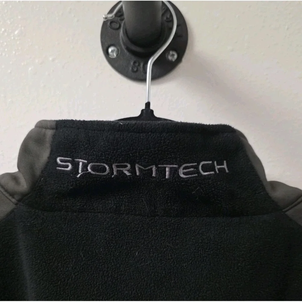 Stormtech Men's XL Black Full Zip Fleece Jacket Soft Shell Outdoor Coat